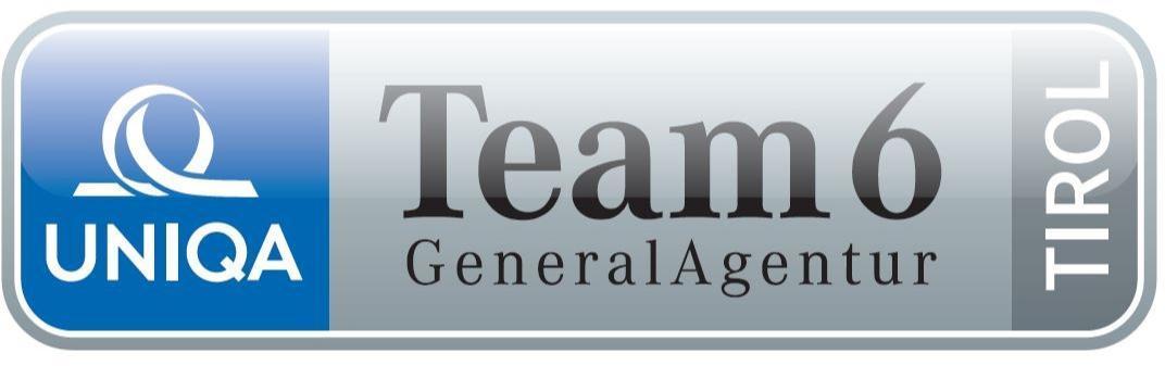 Logo Uniqa GeneralAgentur Team 6 - Fagschlunger Spielmann Engl OG Zulassungsstelle