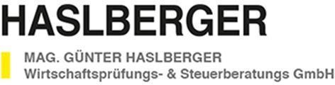Logo Mag. Haslberger Günter  Wirtschaftsprüfungs u Steuerberatungs GmbH