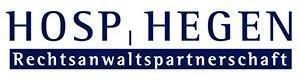 Logo HOSP, HEGEN Rechtsanwaltspartnerschaft