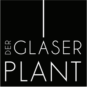 Logo Wolfgang Plant, "Der Glaser - Plant"