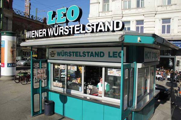 Würstelstand Leo, 10 einzigartige Würstelstände in Wien